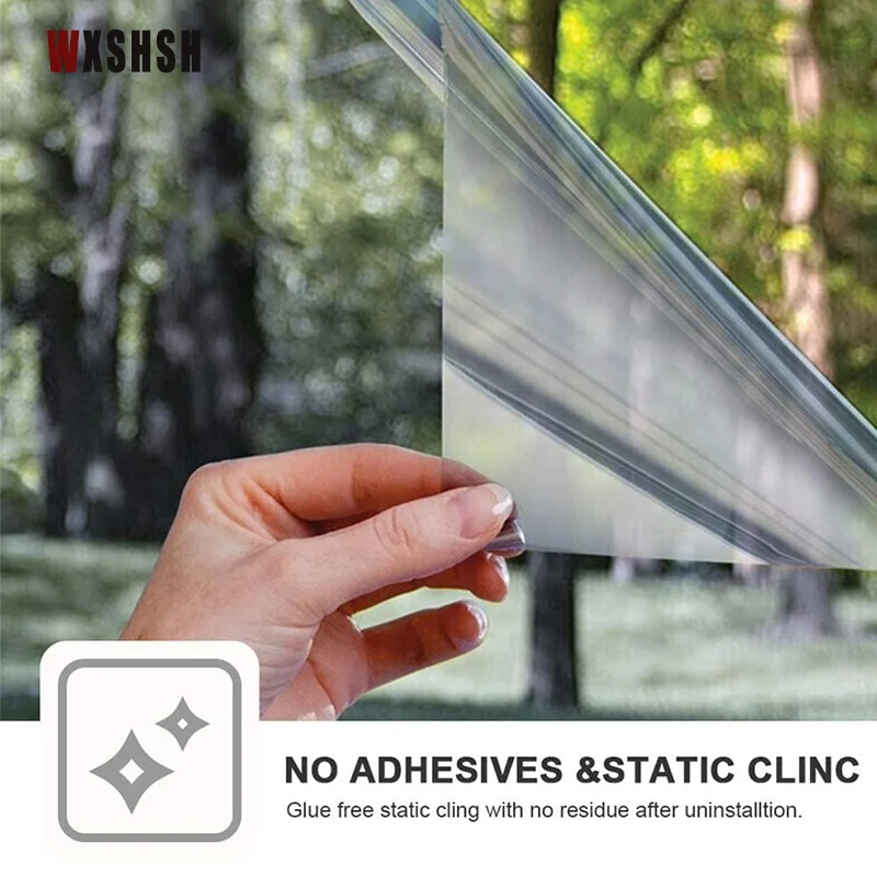 

Mirror Insulation Solar Tint Window Film UV-Blocking Reflective One Way Decoration For Glass Building Multiple Color 120cmx30m