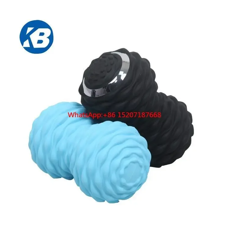 

2022 new sports Custom vibrating fitness yoga peanut massage ball