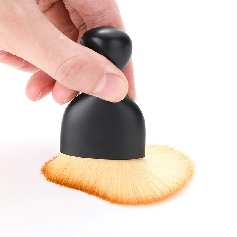 자동차 내부 먼지 제거 청소 브러시, 오목한 볼록 브러시, 자동차 내부 틈새, 에어컨 통풍구 부드러운 브러시