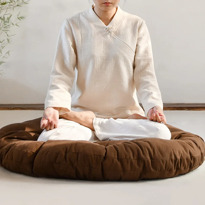 Meditation Cushion Coccyx Support Zen Sitting Cushion Modern Minimalist Zafu Prayer Cushion Durable Breathable Comfortable Soft