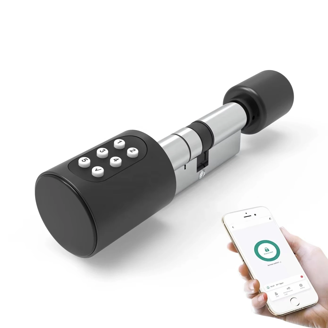 

2025 Hot Selling BT Cylinder Smart Home Door PST-Mate-P