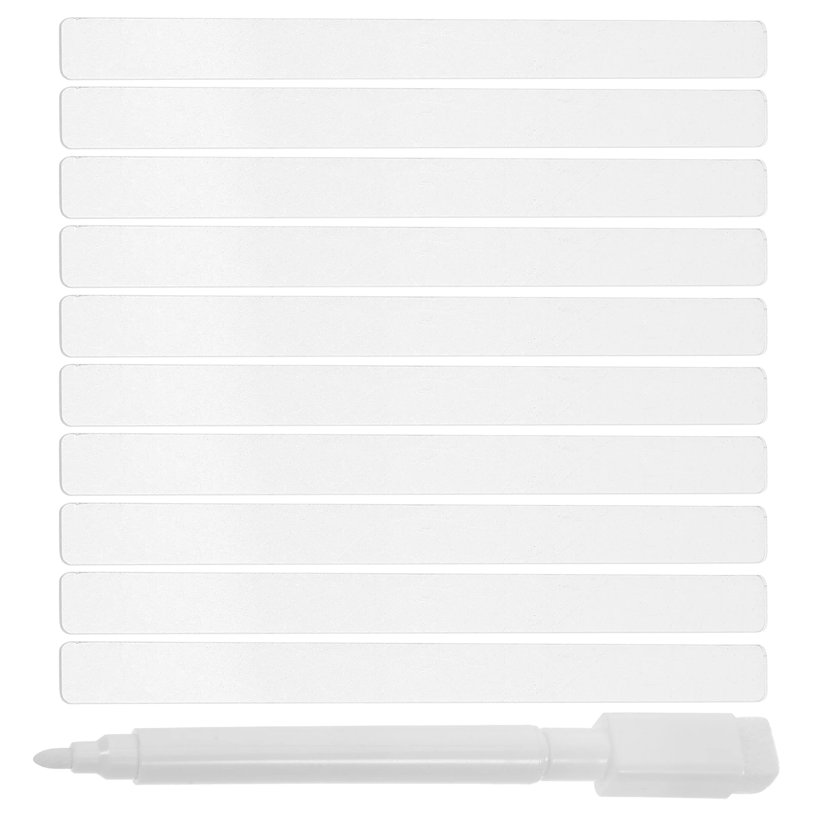 

48pcs Acrylic Garden Markers Plant Labels Blackboard Tags for Flower Beds Gardens Pots Parks Courtyards Stakes Lightweight
