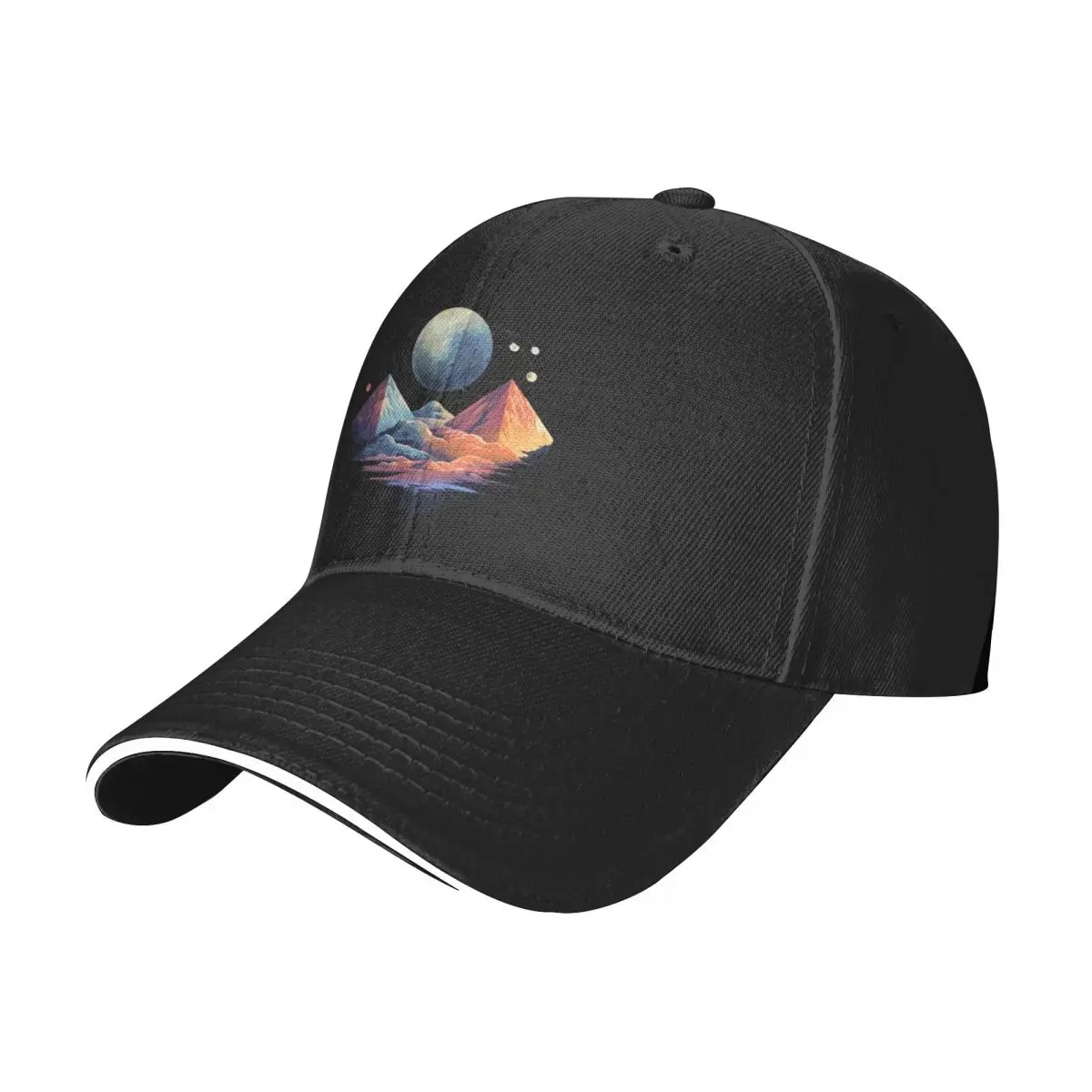 Mystical Moon and Planets in Space Baseball Cap Ball Cap Bobble Hat New In Hat Men's Hats Women's