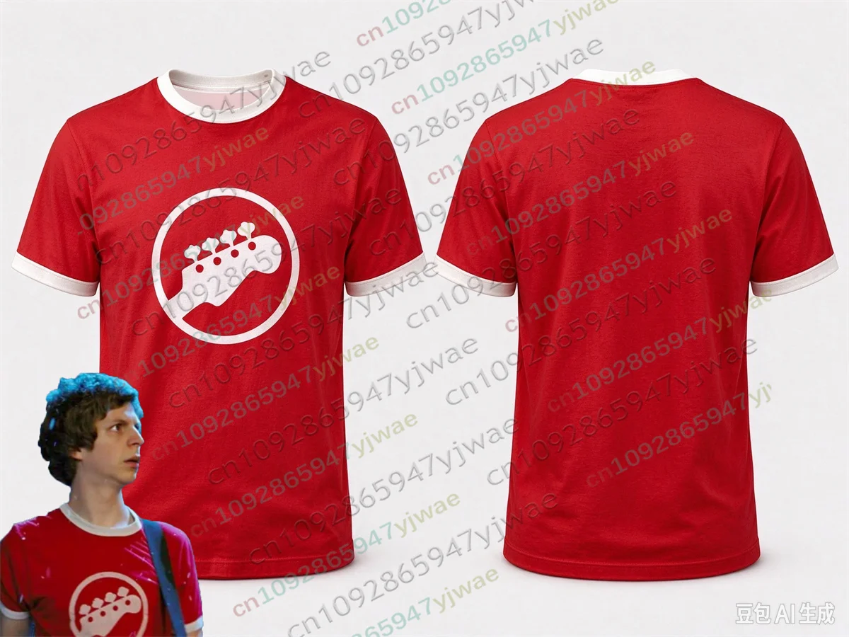 Scott Pilgrim 4 1/2 T shirt Scott Pilgrim VS The World Todd Ingram Skull Graphics T-shirt Movie Fan Top Summer Men Women T-shirt