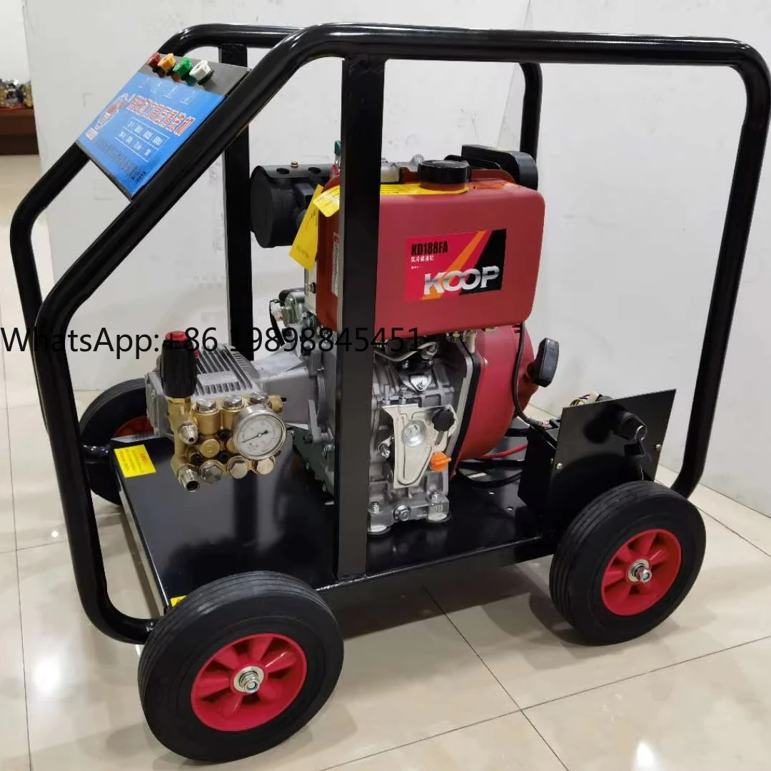 2025 Fabrik liefert 10 PS Hochdruck-Diesel-Autowaschanlagen für die landwirtschaftliche Reinigung