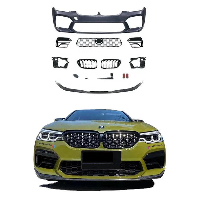 

Best Sales Tuning Body Kit Front Bumper For 5 Series G30 G38 Modified To 2021 M5 Looking Bodykit G30/38 M5 Front Bumper