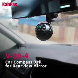 2023 KANPAS Compass for Car / Compass ball for Rearview Mirror/ Professional Compass for Car  /no liquid leaking ball compass