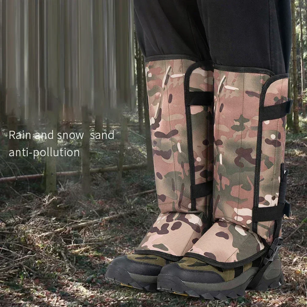 Outdoor Hunting Leg Protector Covers Snow Waterproof Leg Gaiters Jungle Tactical Shoot Training Anti-snake Thorns-proof Leggings