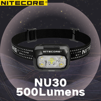 NITECORE NU30 Headlamp metal headlight running hunting headlamp camping headlamp Spotlight powerful flashlight Fishing headlight