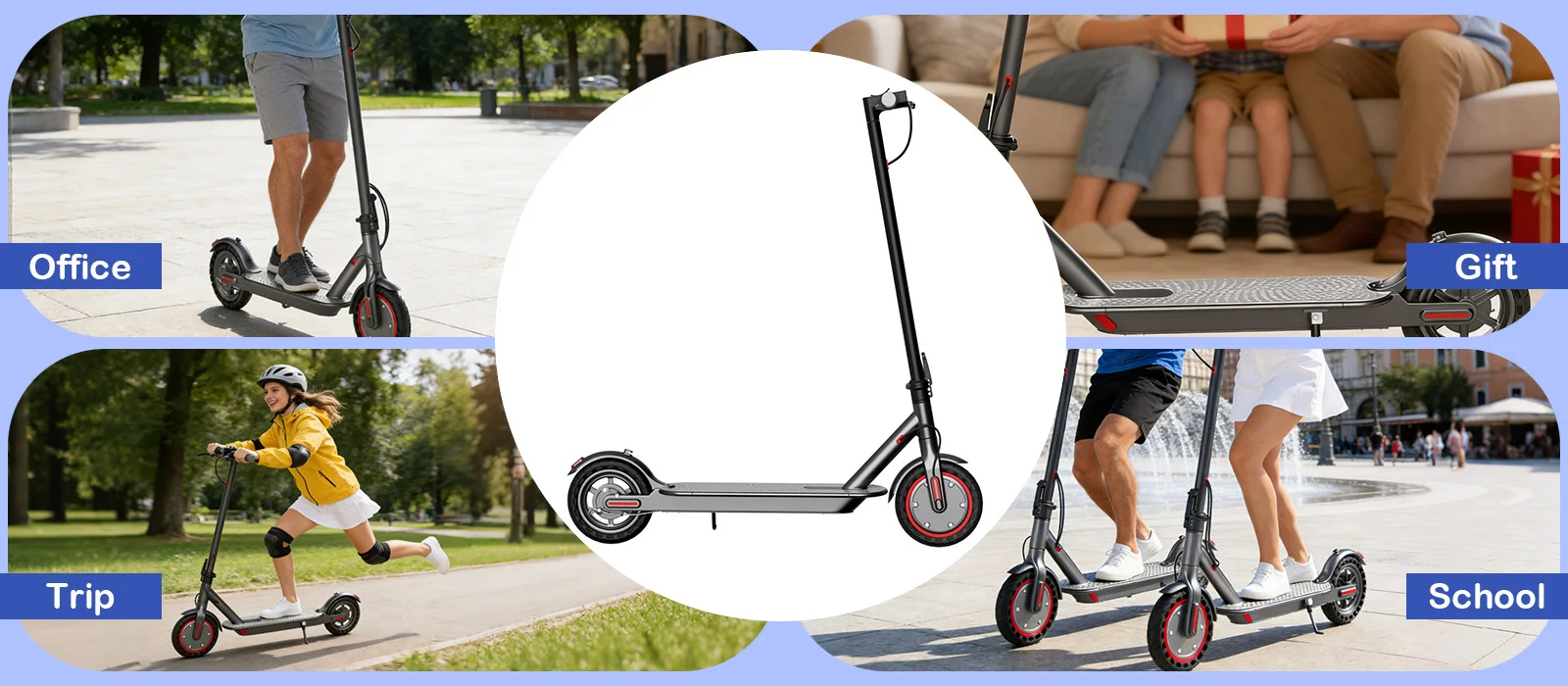 AOVOPRO T1/SPGO Elektroroller 2026 Neues Design 8-28KM Super Reichweite Faltbarer Elektroroller mit Doppelbremse 8,5 Zoll Rutschfester Reifen E-Scooter – Detail 8