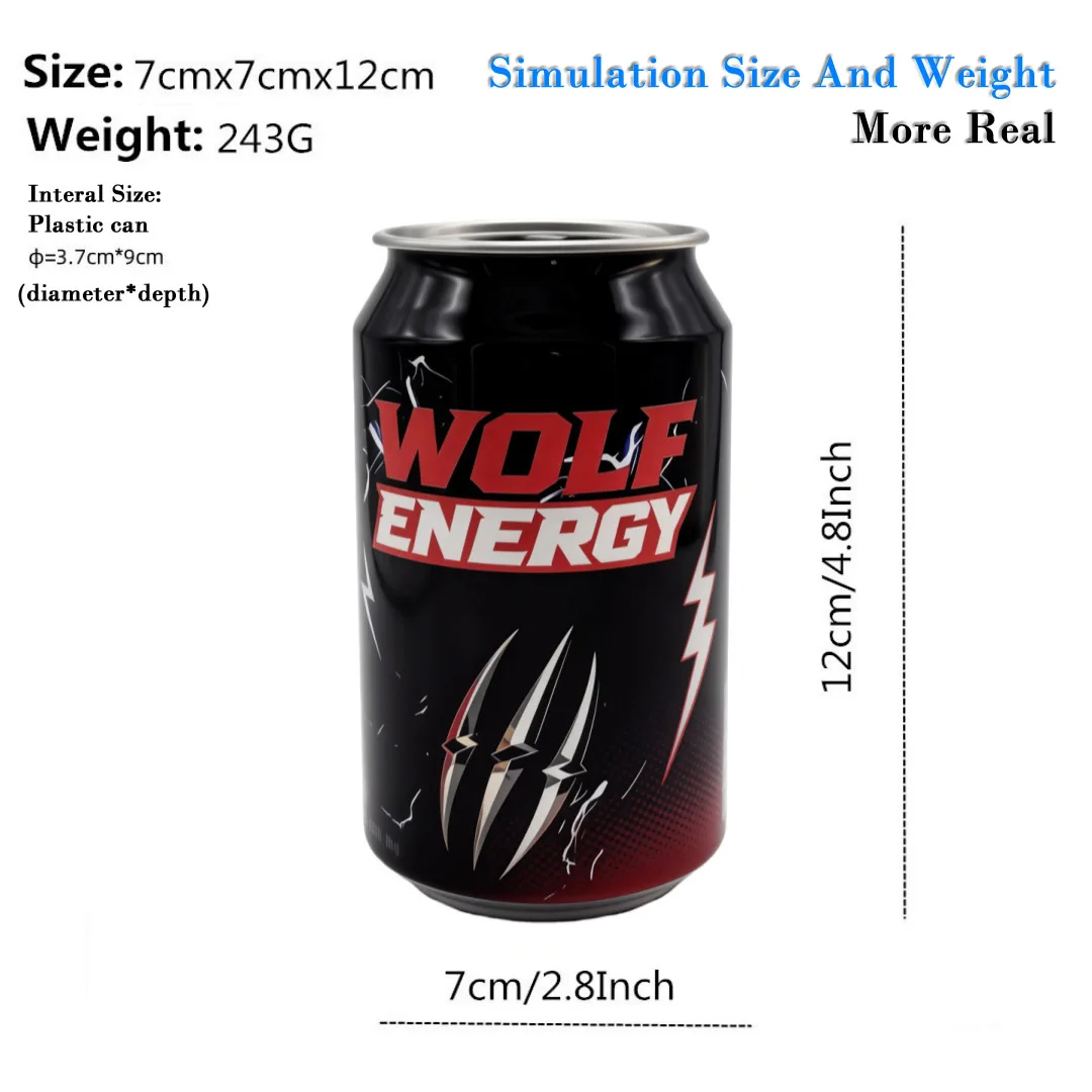 Diversion Safe Sight Secrect Stash Box Empty Beverage Hiding Container Home Office Kitchen Cupboard Car Hide Cash Ring Pills