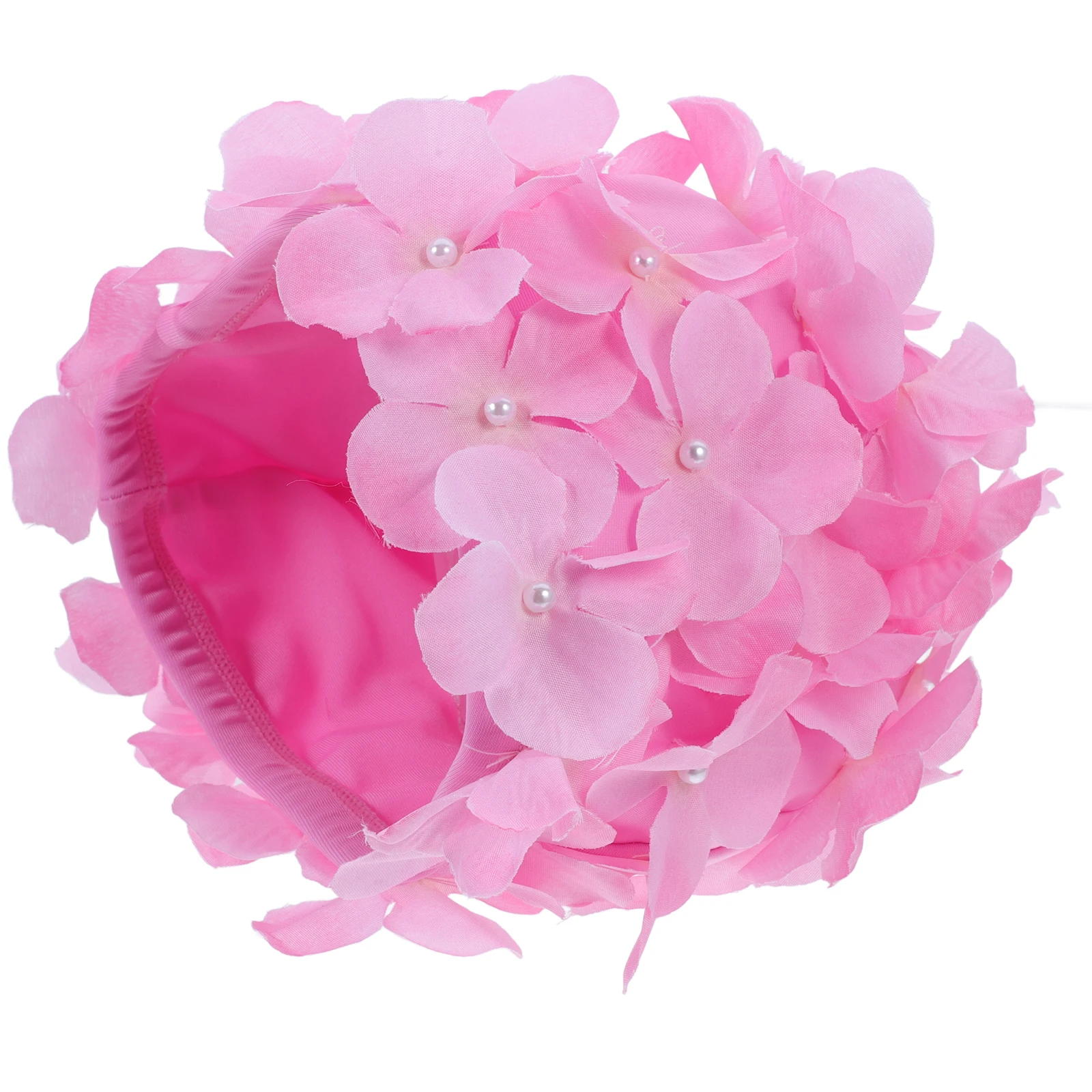 

Three Dimensional Swim Cap Flower Bathing Caps for Women Girls Vintage Swimming Hat For Women Hair Hats Anti Skid Reusable