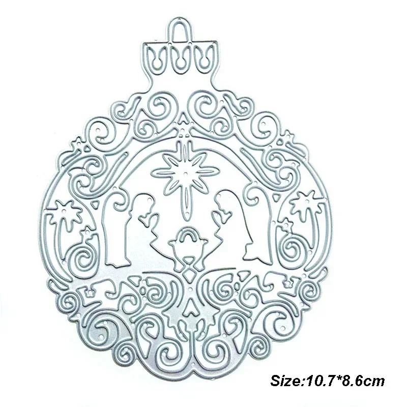 Metal Cutting Dies Scrapbooking Jesus Nativity Cut Die Mold Stamps And Dies Craft Album Knife Mould Blade Punch Stencils Dies