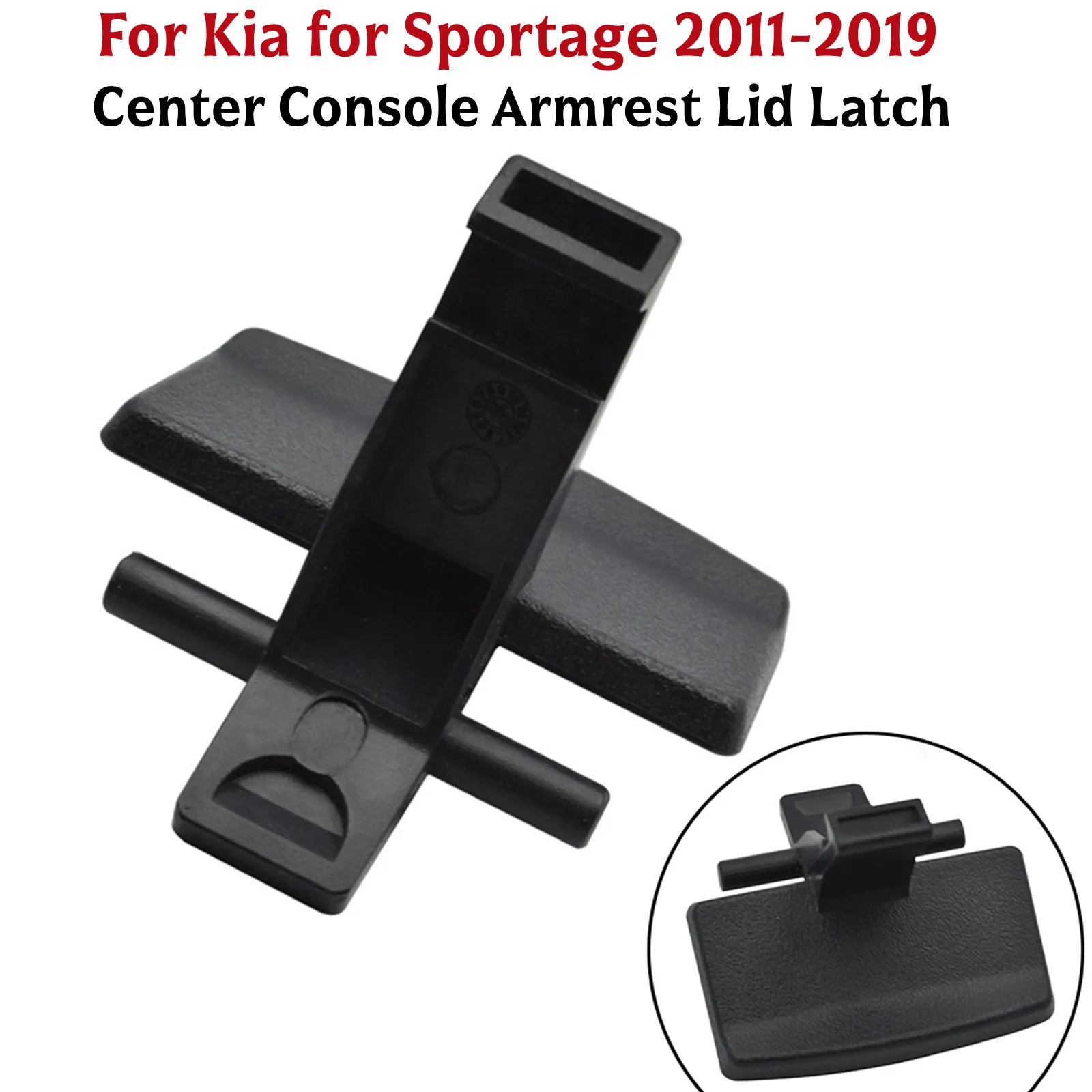 Chiusura Coperchio Bracciolo Console Centrale Per Kia Sportage 2011-2019 – In Plastica Robusta