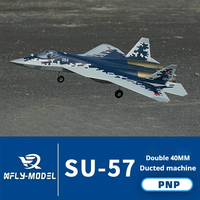 XFly RC twin engine ducted fighter electric aircraft fixed wing model dual 40mm Su-57 PNP Remote-controlled adult toy