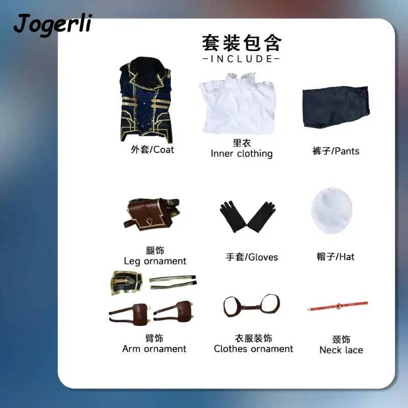 Jogerli Game LOL Vi Disfraces de cosplay para mujeres Tela Caitlyn·Kiramman Anime Traje de juego de rol Peluca Halloweenv; 6'h, 8;r.