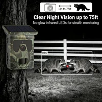 50MP 4K Solar Panel Hunting Camera Infrared Night Vision Monitoring Wildlife Trap Trail Camera Video Photo Recorder Cam 6