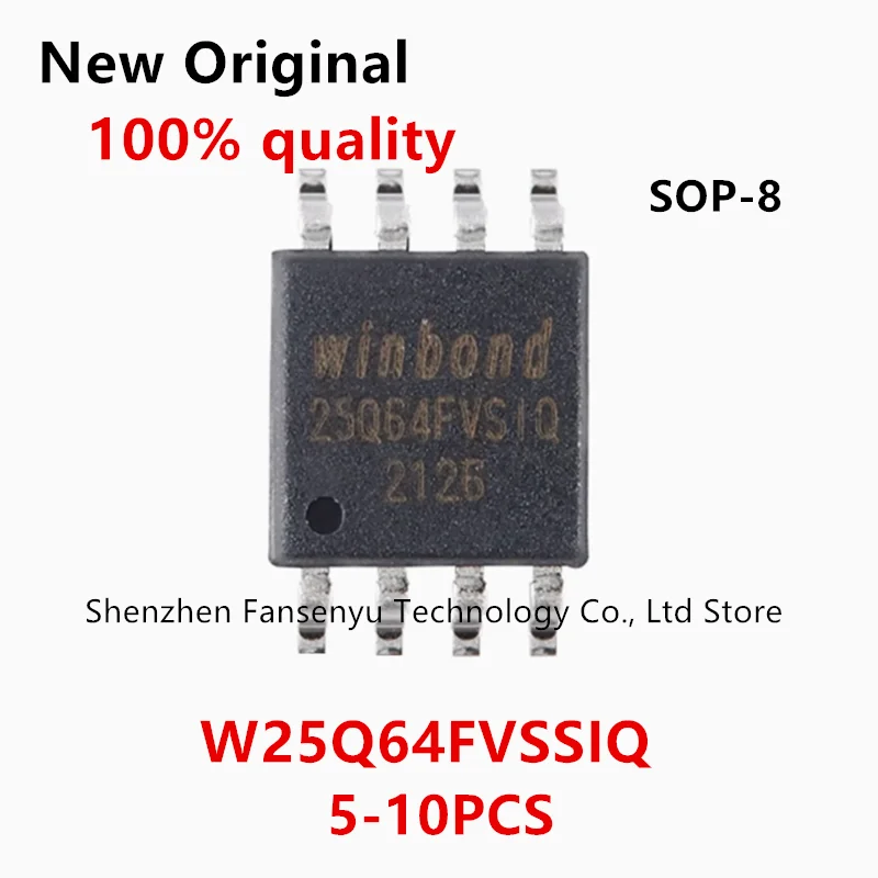 

(5-10piece)100% New W25Q64FVSSIQ W25Q64FVSIQ 25Q64FVSIQ 25Q64 sop-8 Chipset