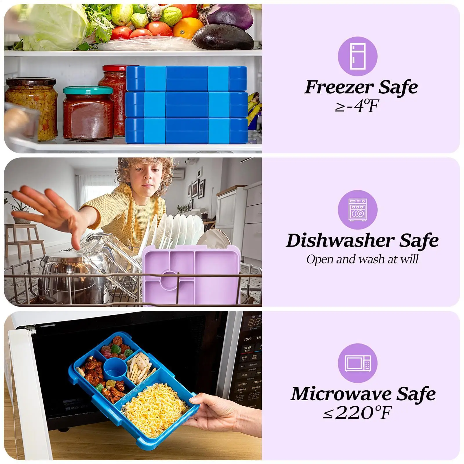 810 мл герметичная коробка для закусок, ланч-бокс, детский контейнер для хранения еды для работы на открытом воздухе, пляжа, путешествий, отдыха, моря, поездок на работу, пешего туризма