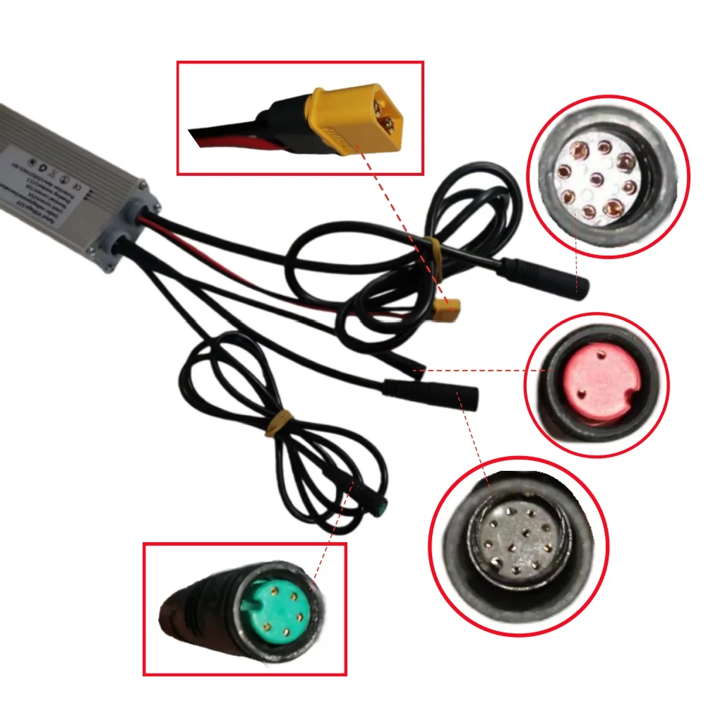 Customized LCC3 Brushless Motor Controller 52V 25A Electric Bicycle Conversion Kit Ebike Controller for LCD Display