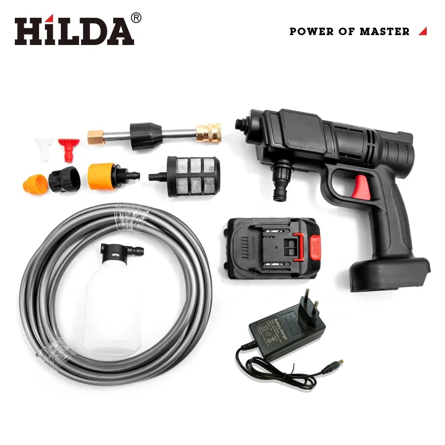 HILDA Car Wash Washer Gun Cordless HILDA Car Wash Washer Gun Cordless Automobiles, Parts & Accessories / Car Wash & Maintenance