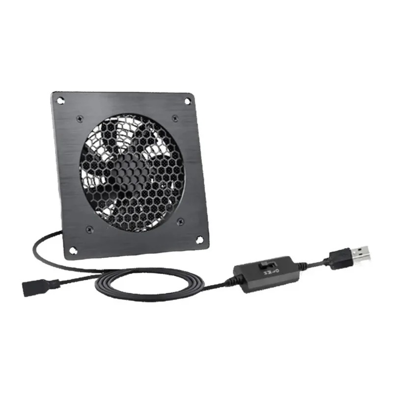 Adjustable Cabinet Fan With 120mm USB Kit For Efficient Cooling System Temperature Control Multiple Speeds Power Tools Parts