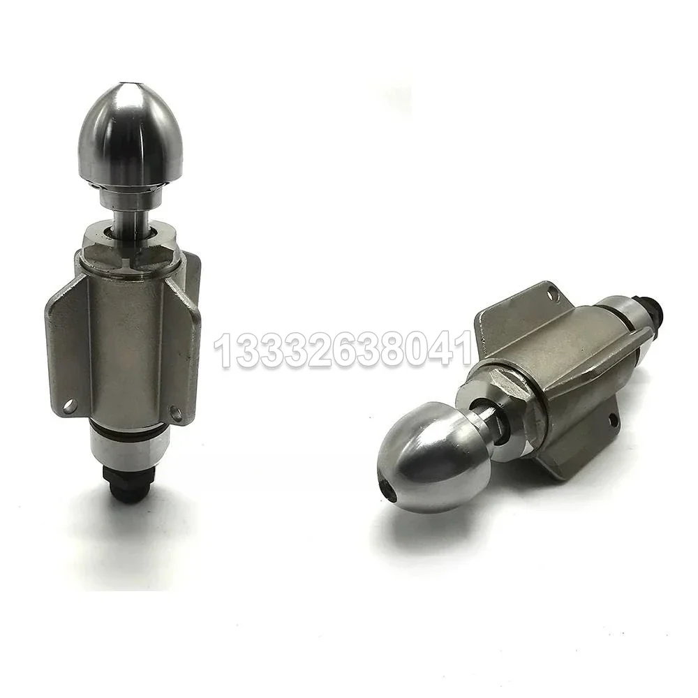 High-Pressure Rotating Dredging Pipeline Front 1 Back 4 Ceramic Nozzle For Cleaning Suction Truck