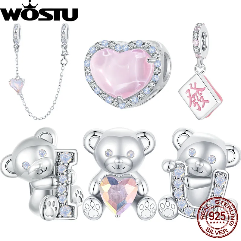 WOSTU 925 Sterling Silver 