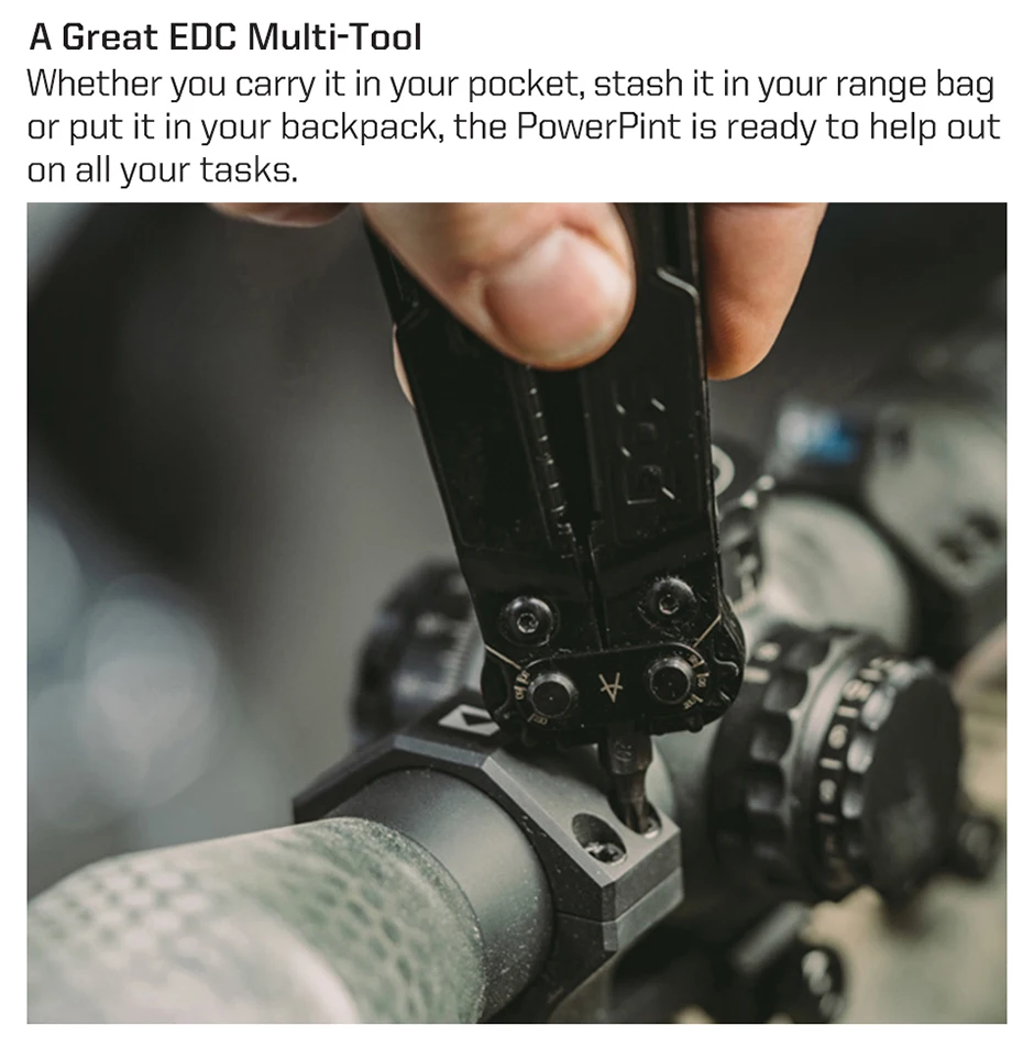 SOG 18 in 1 PowerPint Multitool Zange Klappmesser EDC Tragbares Multifunktionales Handwerkzeug für Camping, Angeln, Überleben und Reparaturen – Detail 7