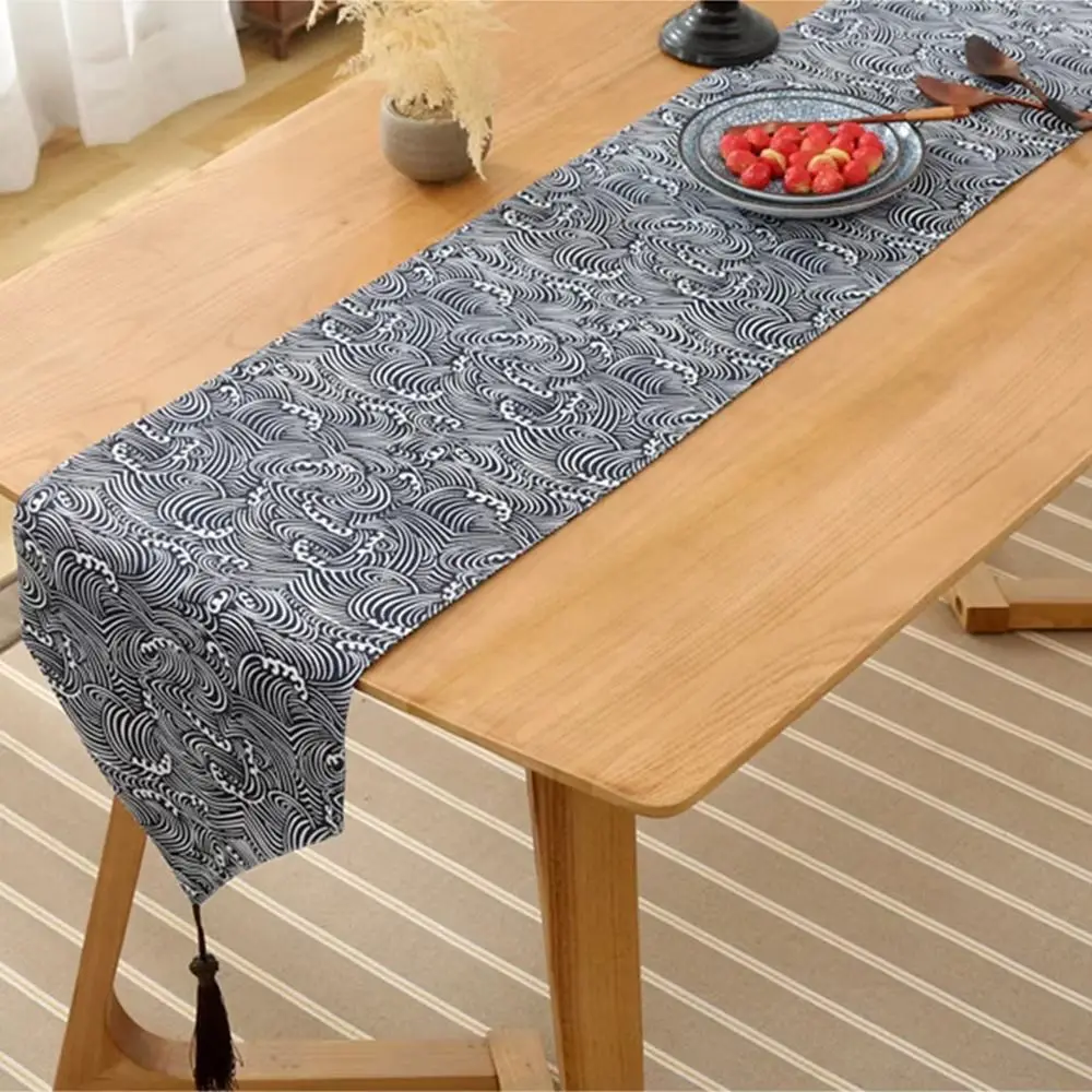 

1Pcs Cotton Linen Table Runner Nordic Style Fashion Tablerunner 30x120cm 30x200cm Boho Decor Tablecloth