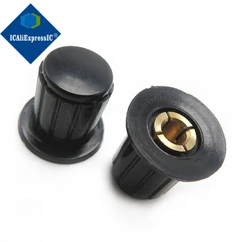 1 szt. Czarny | Pokrętło z rdzeniem miedzianym WXD3-13-2W WH5-1A WX14-12 Pokrętło potencjometru