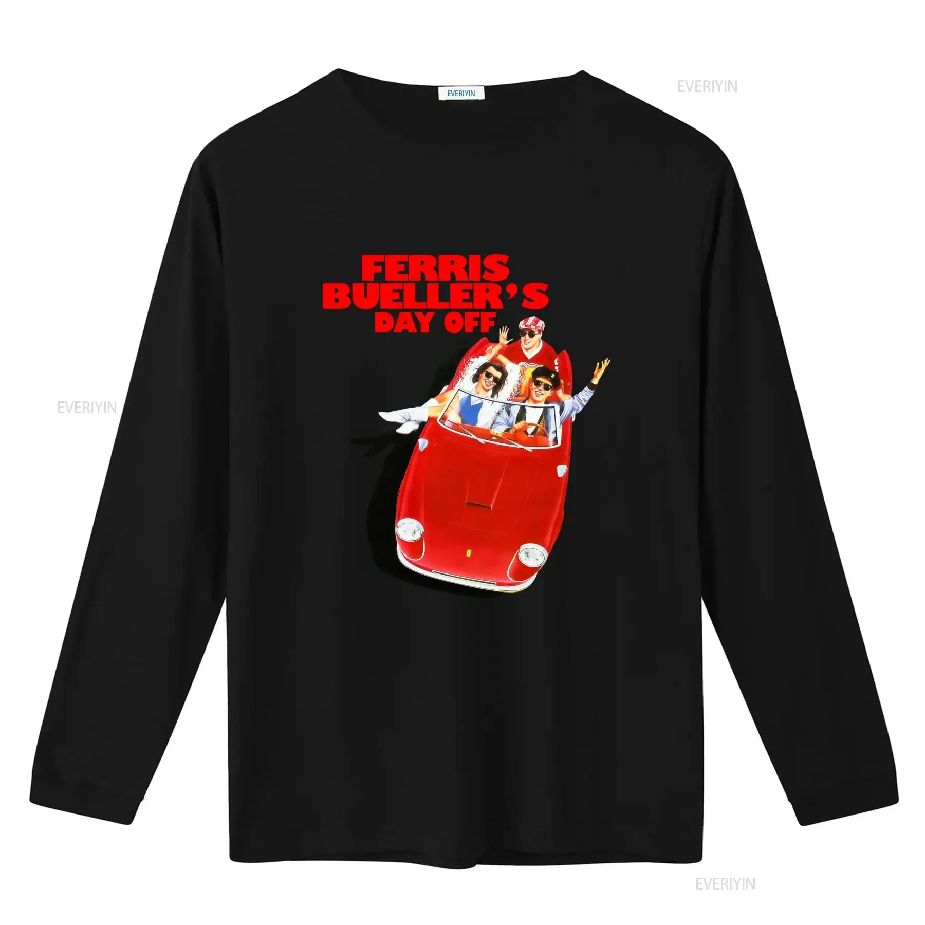 Ferris Bueller's Day Off Movie Funny T Shirt for Fans Classic Car Design vintage Washed Top For Everyday Wear Unisex graphic