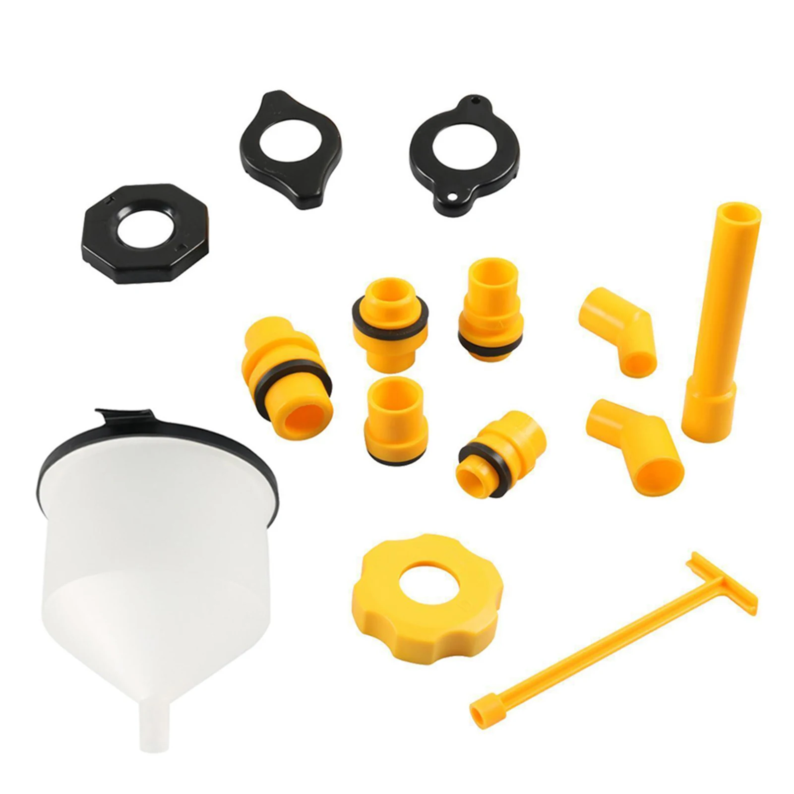 

15PCS/Set Car Coolant Funnel Kit Radiator Spill Proof Cooling System Car Antifreeze Replacement Exhaust Air Anti-overflow Funnel