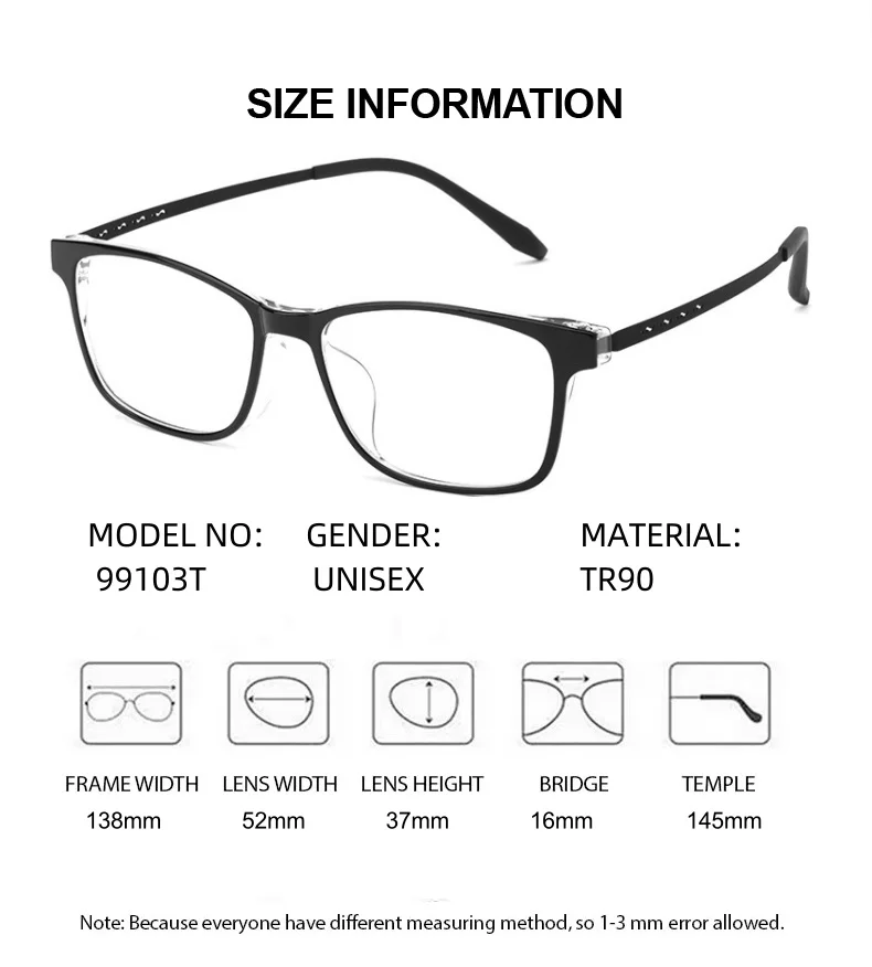 ELECCION 処方メガネモダンな抗青色光女性男性累進/フォトクロミック光学眼鏡近視老眼