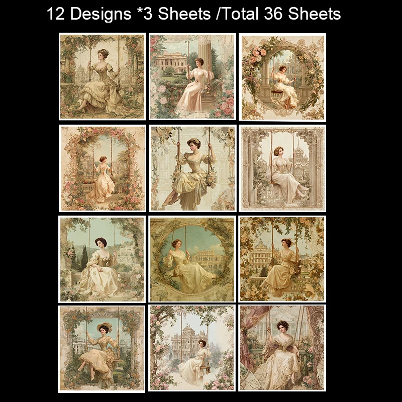 36 vellen 6 "x 6" decoratief plakboekpapier: Retro Arcade Pixel Art voor scrapbooking, origami en nostalgische kaarten maken.