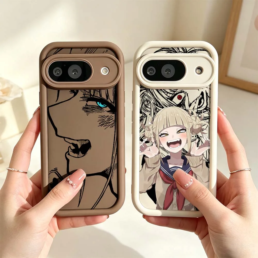 Anime Himiko Toga Cover für Google Pixel 10 9 8 7 8A 9A Pro XL Soft Eye Ladder Handyhülle