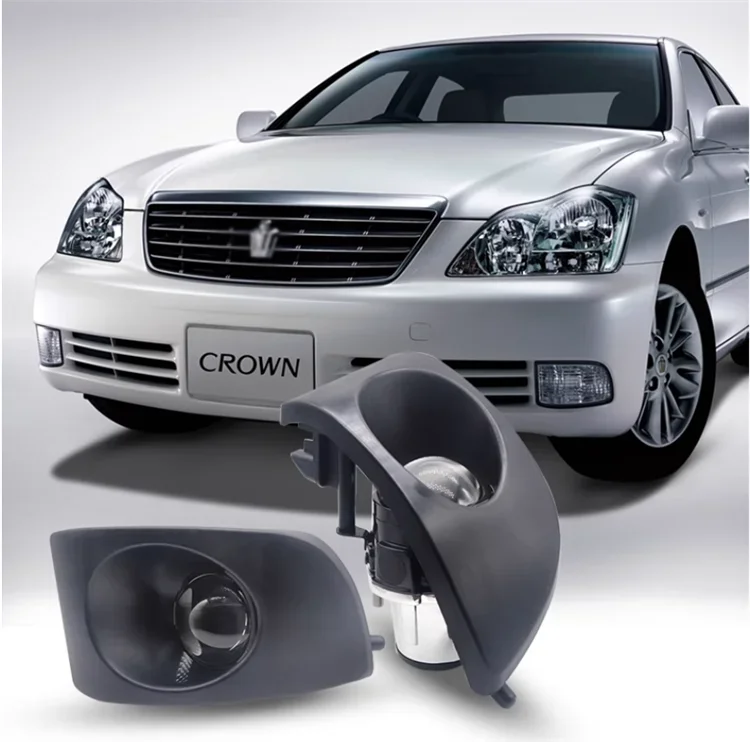 Bi Led Fog Light Projector Lens Low high Laser beam Bifocal fog lamp for Toyota Crown 2003 2004 2005 2006 2007 2008 2009