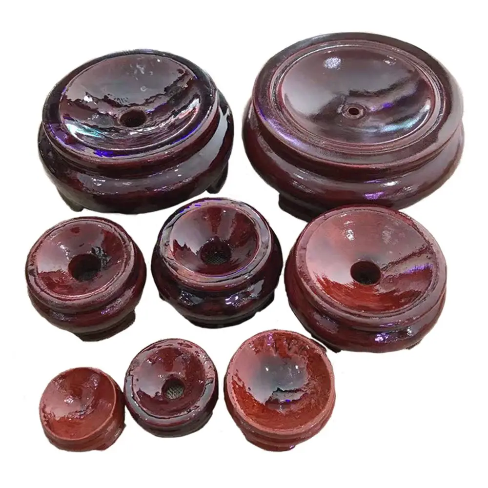 Natural Display Stand Base For Crystal Ball Sphere Globe Stone Wood Holder Home Decor Miniature Statue Pedestal