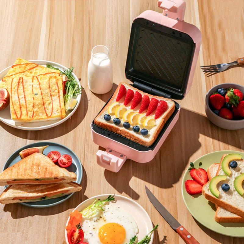 Explosive Sandwich Breakfast Machine Net Red Household Small Toaster Switch Dual-Purpose Toast Press Toast Sandwich Machine