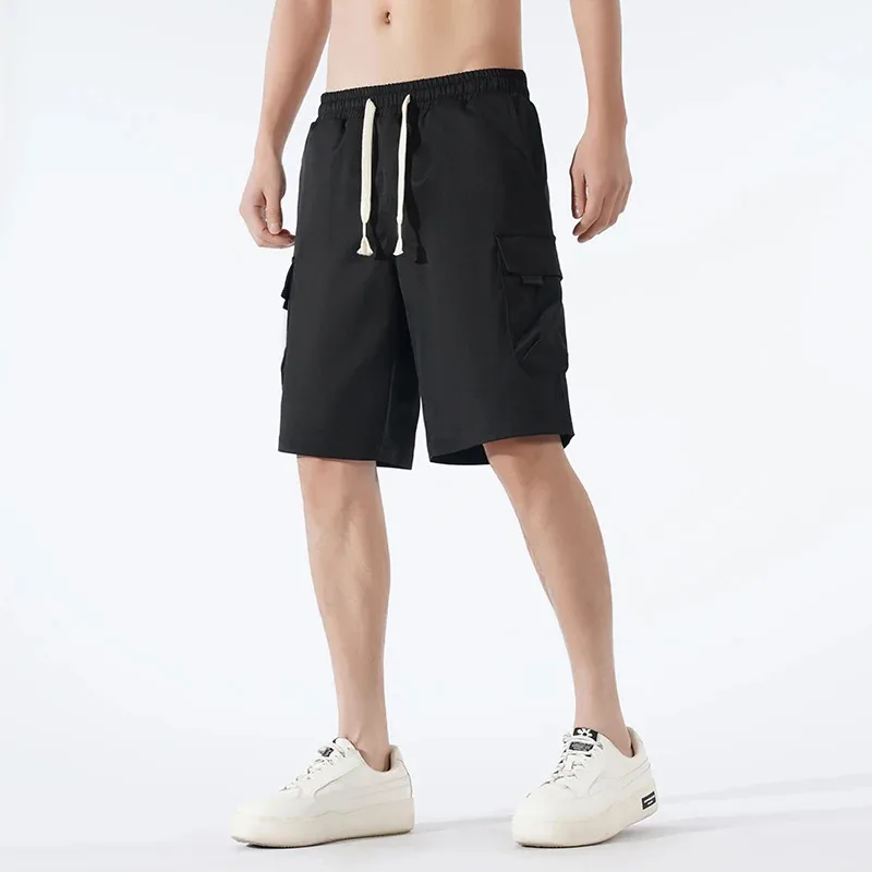 

Summer Men's Sport Shorts Casual Multi-pockets Sportswear Running Shorts Gym Fitness Training Jogging Short Pants Men Bottoms