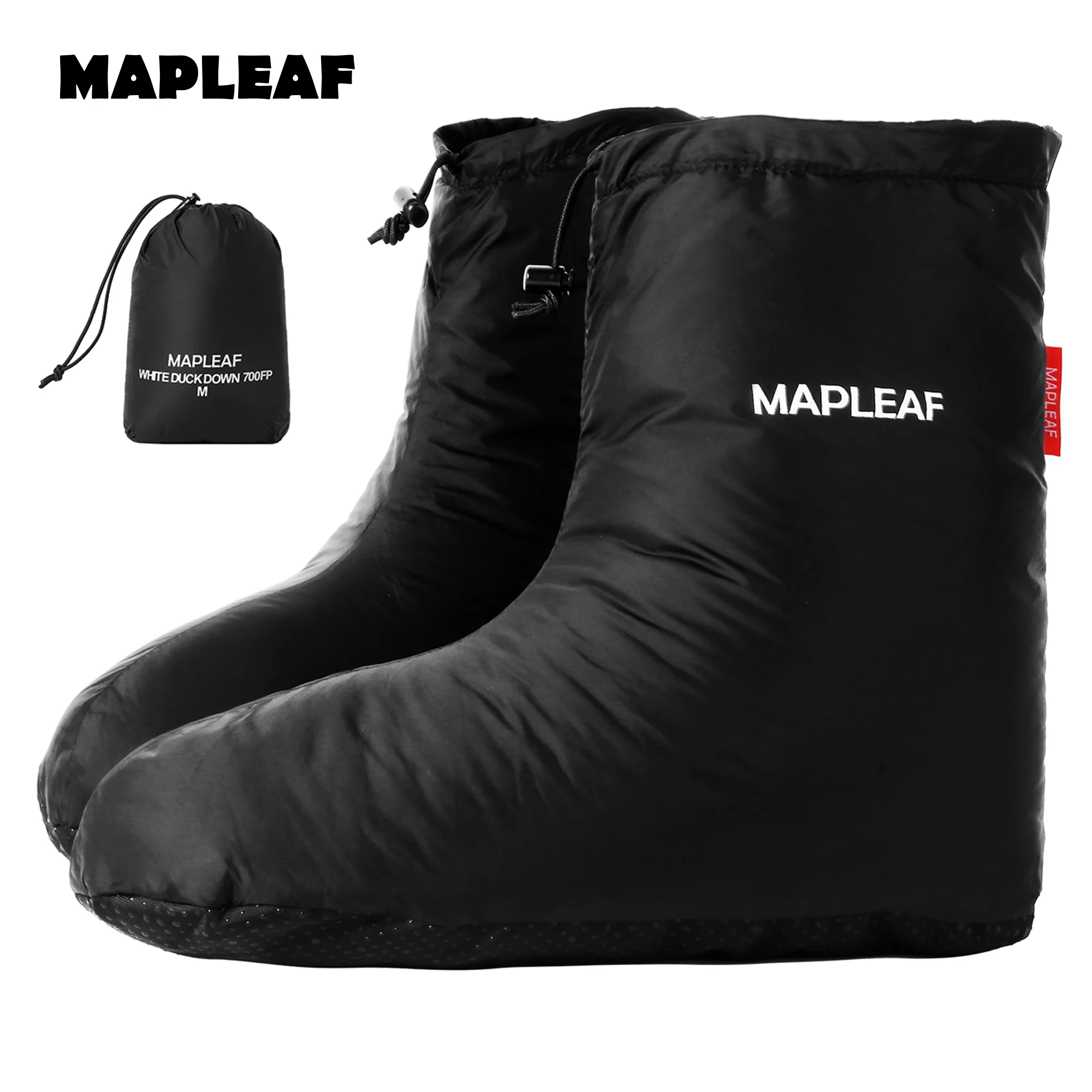 MAPLEAF أسفل الجوارب الشتاء الجوارب الدافئة التخييم أسفل غطاء للقدم خيمة مقاوم للماء النوم الجوارب التنزه أسفل النعال جهاز تدفئة القدمين #1