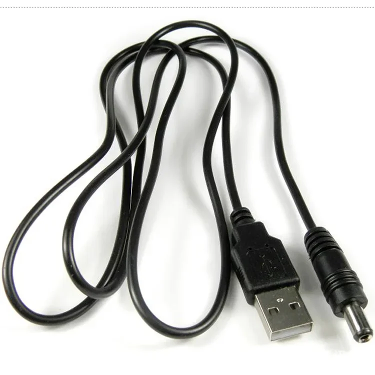 USB to DC5.5 DC Charging Electronic Data Line Electronic accessories USB to DC 5.5 * 2.1mm Copper Core Power Cord Cable