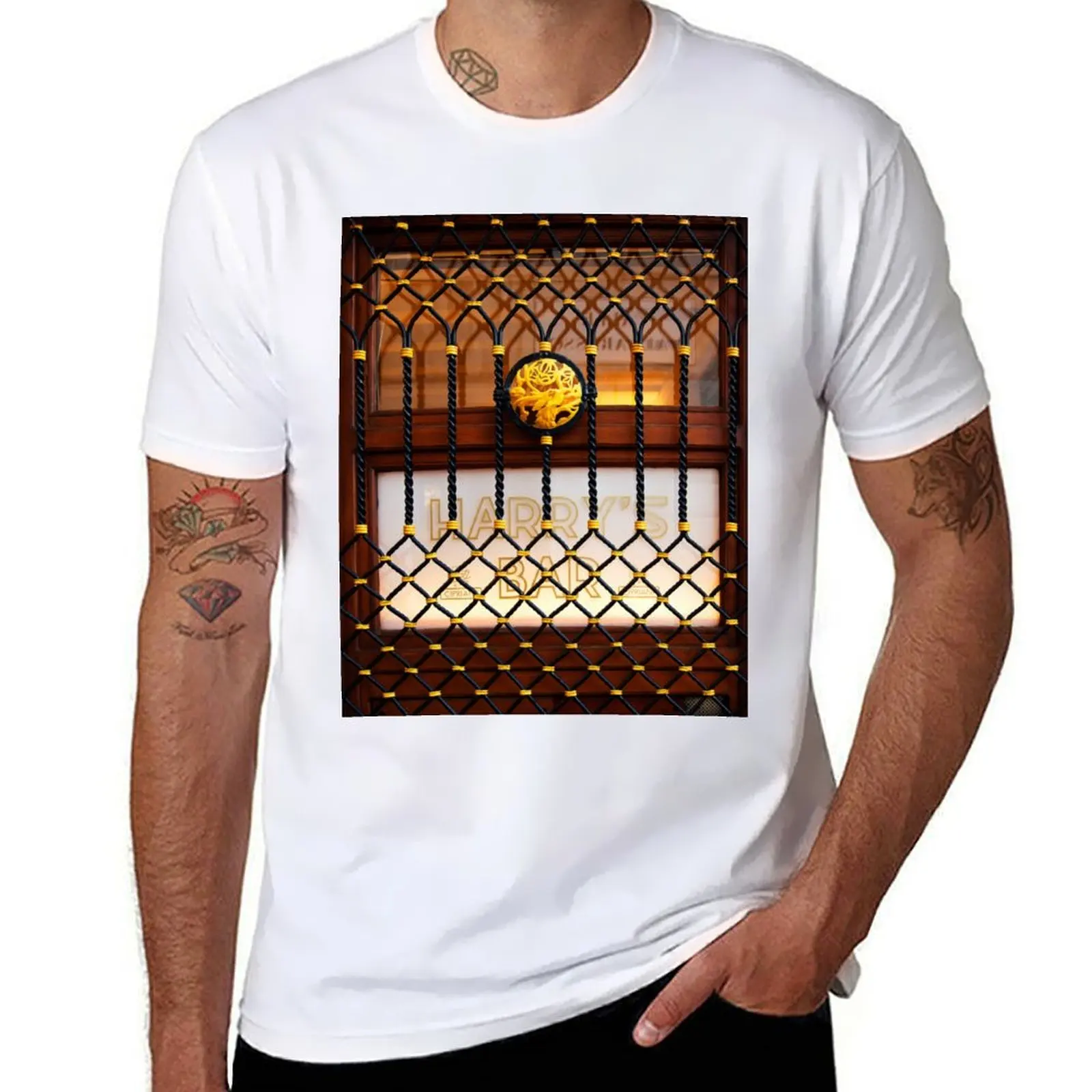 

Harrys Bar Venice T-Shirt man t shirt cotton high quality man t shirt summer T-Shirt