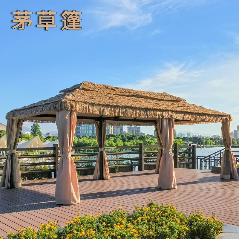 Outdoor awning canopy oversized advertising umbrella stall courtyard garden gazebo agritainment catering roman tent