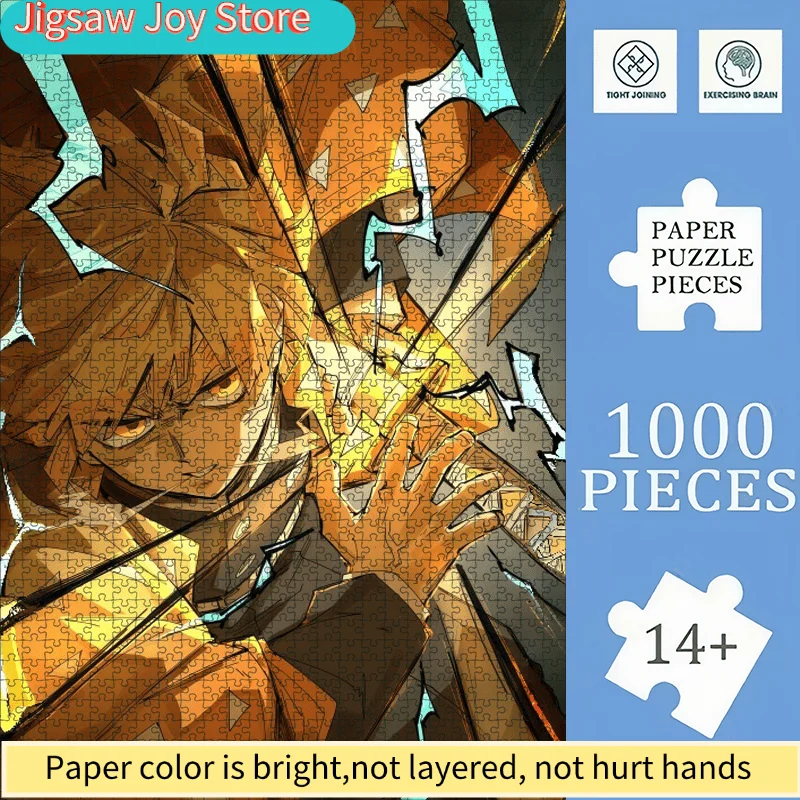 

of Popular Art Anime-Themed Puzzles - Intellectual Games - 'Cool Anime Characters' Paper Puzzles - Challenging Large Adult And