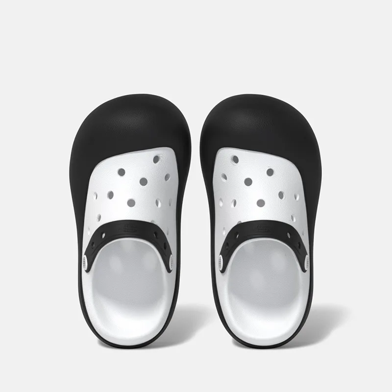 Hole Garden Shoes For Men 2024 Summer Instagram Women Thick Soled Soft Soled Outdoor Beach Sandals For Couples