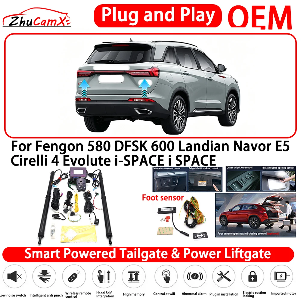 for Fengon 580 DFSK 600 Landian Navor E5 Cirelli 4 Evolute i-SPACE i SPACE Powered Tailgate Power Liftgate Automatic Rear Trunk