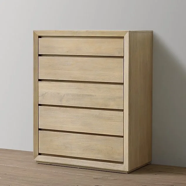 Мебель: Современный минималистичный комод для спальни, винтажный комод из массива дерева во французском стиле, прихожая