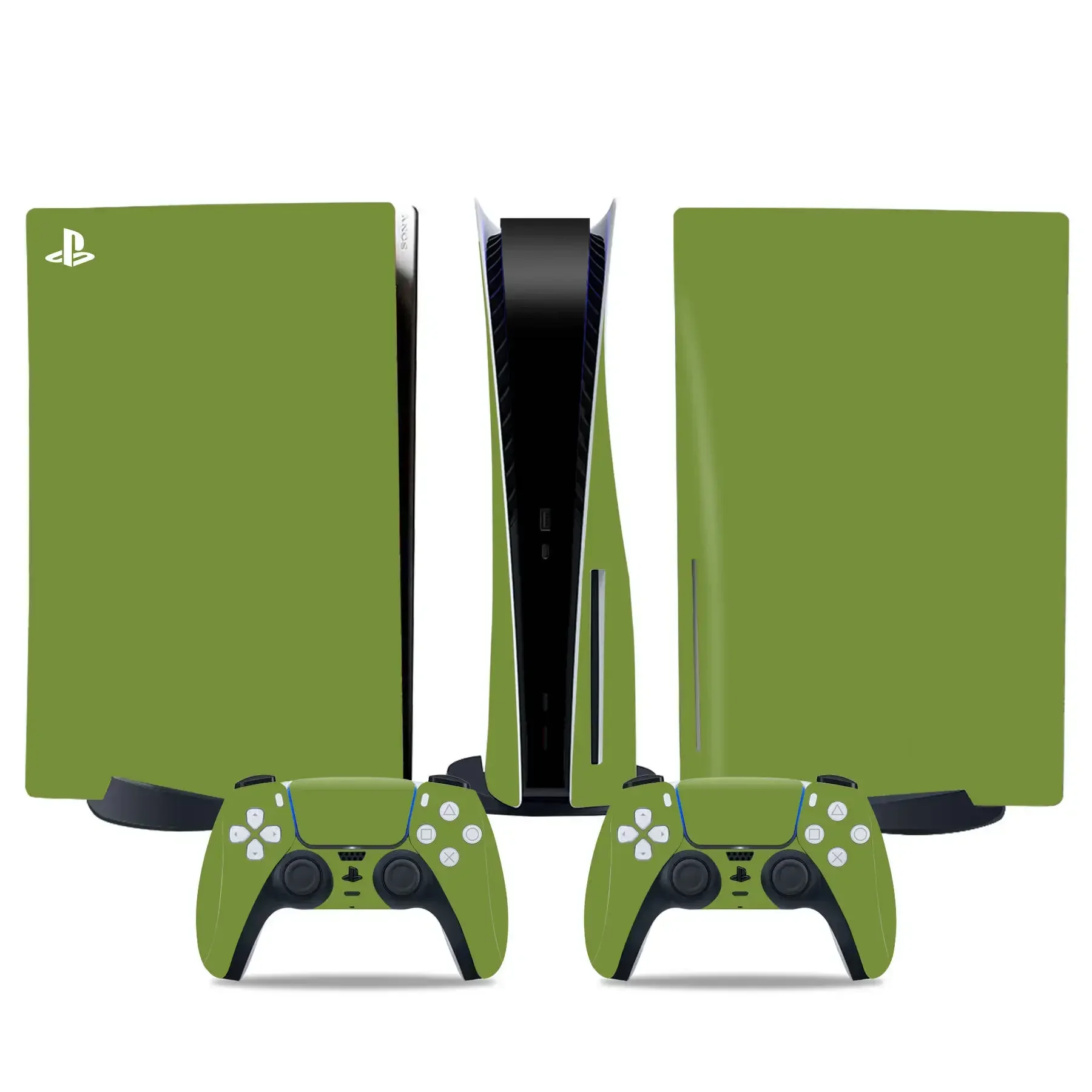 Naklejka w kolorze czarno-białym na PS5 Digital Edition Naklejka na kontroler Skórki - Naklejki na konsolę i kontroler PS5 Digital