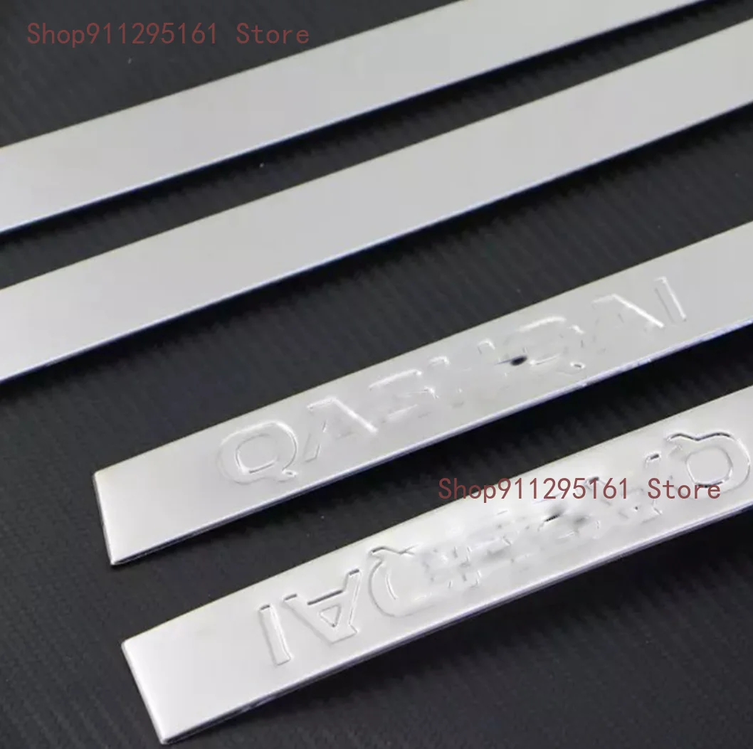 for Nissan Qashqai j11 2016 2017 2018 2019 CHROME SIDE DOOR BODY MOLDING TRIM COVER LINE GARNISH PROTECTOR ACCESSORIES